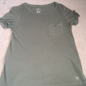 green american eagle shirt